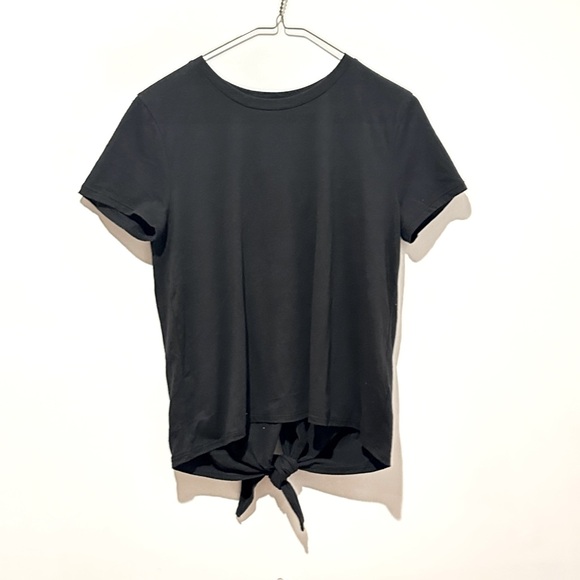 NWT Madewell Black Knot Back Tee - Picture 5 of 5